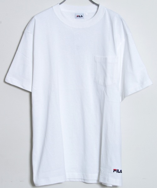 FILA(フィラ)の「『FILA/フィラ』ポケット付き半袖Tシャツ(Tシャツ/カットソー・メンズ・ブラック/ホワイト/ネイビー/グリーン・XL/L/M)」の20枚目の写真
