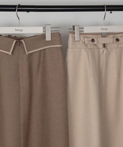 lawgy（ラウジー）の「change waist design skirt（スカート・レディース・モカ/ライトベージュ・FREE）」の13枚目の写真