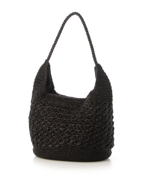 cache cache(カシュ カシュ)の「カシュカシュ cachecache / 柄編みメタリックヤーンワンハンドルトート(トートバッグ・レディース・ブラック/シルバー・FREE)」の20枚目の写真
