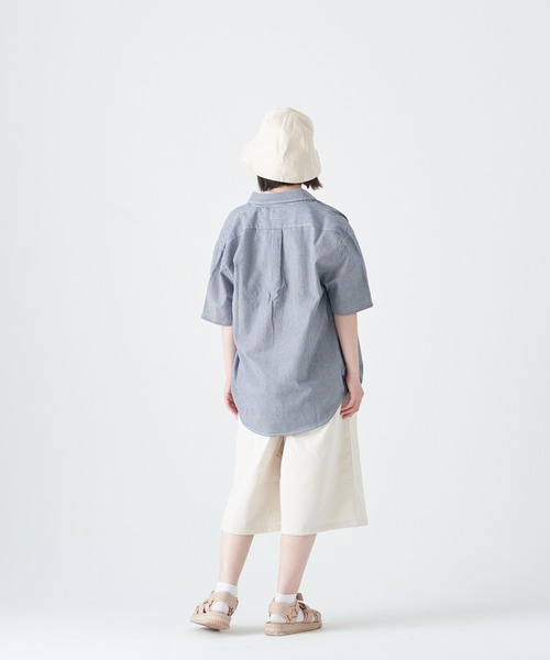 CORISCO(コリスコ)の「ヒッコリーポケット配色半袖シャツ(M1)(シャツ/ブラウス・メンズ・その他1/その他2・MEDIUM/X-LARGE/LARGE)」の13枚目の写真