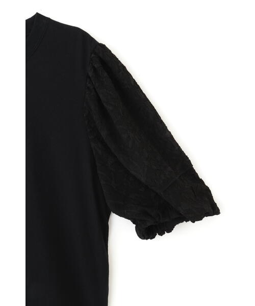 JILL STUART（ジルスチュアート）の「◆ジャガードスリーブジャージー（Tシャツ/カットソー・レディース・ホワイト/ブラック・FREE）」の9枚目の写真