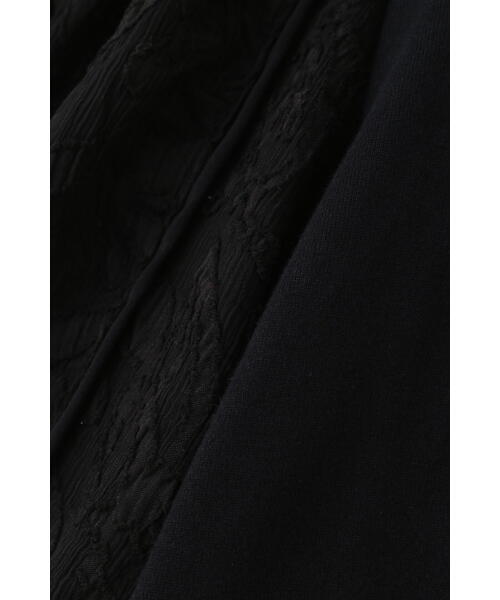 JILL STUART（ジルスチュアート）の「◆ジャガードスリーブジャージー（Tシャツ/カットソー・レディース・ホワイト/ブラック・FREE）」の11枚目の写真