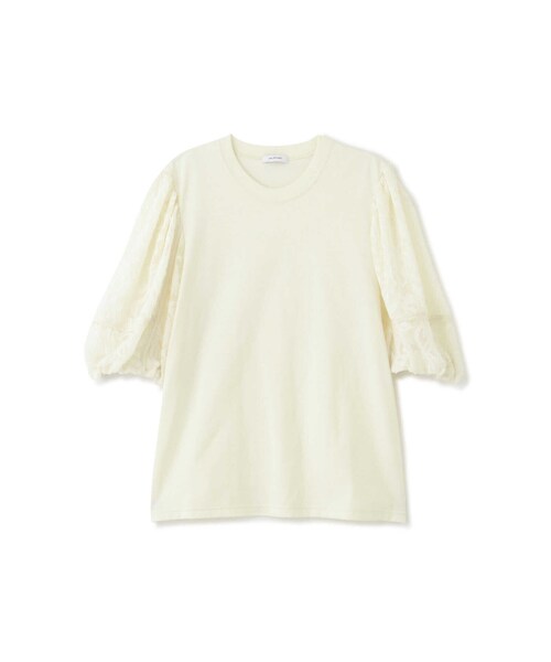 JILL STUART（ジルスチュアート）の「◆ジャガードスリーブジャージー（Tシャツ/カットソー・レディース・ホワイト/ブラック・FREE）」の17枚目の写真