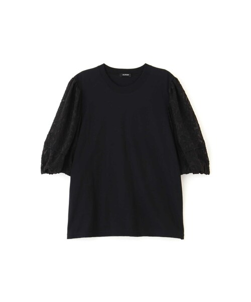 JILL STUART（ジルスチュアート）の「◆ジャガードスリーブジャージー（Tシャツ/カットソー・レディース・ホワイト/ブラック・FREE）」の18枚目の写真