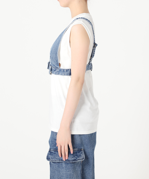 Spick & Span(スピックアンドスパン)の「5 1/2 REMAKE DENIM BUSTIER(その他トップス・レディース・ブルー系その他・FREE)」の12枚目の写真