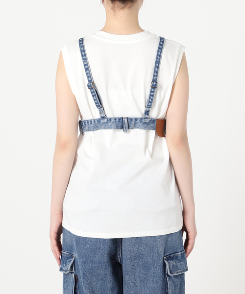 Spick & Span(スピックアンドスパン)の「5 1/2 REMAKE DENIM BUSTIER(その他トップス・レディース・ブルー系その他・FREE)」の9枚目の写真