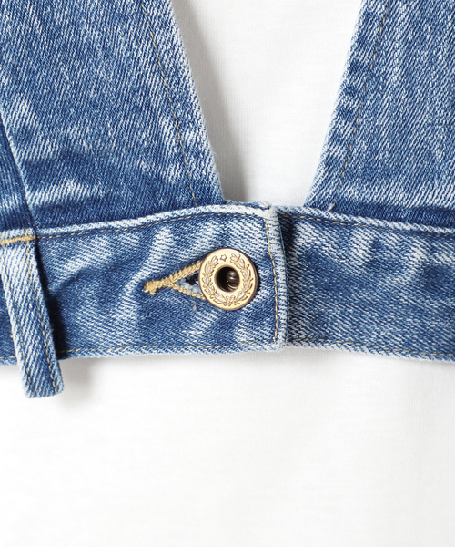 Spick & Span(スピックアンドスパン)の「5 1/2 REMAKE DENIM BUSTIER(その他トップス・レディース・ブルー系その他・FREE)」の13枚目の写真