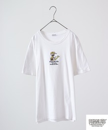PEANUTS スヌーピー 刺繍 Tシャツ 半袖