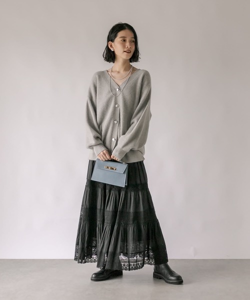 RIVE DROITE（リヴドロワ）の「ボールチェーンロングネックレス（ネックレス・レディース・シルバー・FREE）」の10枚目の写真