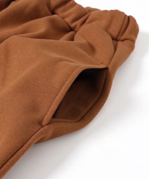 KRIFF MAYER Kid's Collection（クリフメイヤーキッズコレクション）の「【WEB限定】裏シャギーアタタカ裾リブパンツ（スウェットパンツ・キッズ・ブラック/ブラウン/チャコール/パープル/カーキ/ダークブルー/グレー/バーガンディー/ブルーグリーン/グリーン/レンガ/ライトブルー/ナチュラル/ダークグリーン・120/130/160/170/140/150）」の21枚目の写真