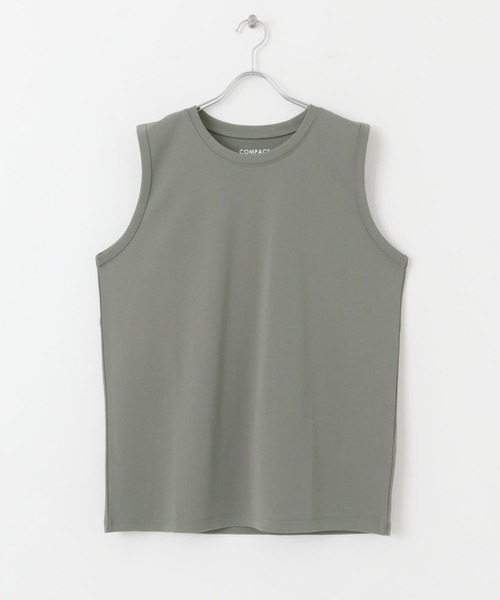 URBAN RESEARCH Sonny Label（アーバンリサーチサニーレーベル）の「コンパクトスムースポンチタンクトップ（タンクトップ・メンズ・グレー/ブラック/オフホワイト・LARGE/MEDIUM）」の9枚目の写真