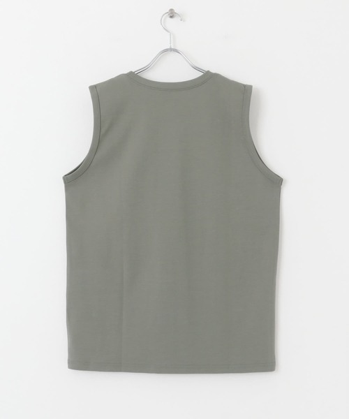 URBAN RESEARCH Sonny Label（アーバンリサーチサニーレーベル）の「コンパクトスムースポンチタンクトップ（タンクトップ・メンズ・グレー/ブラック/オフホワイト・LARGE/MEDIUM）」の10枚目の写真