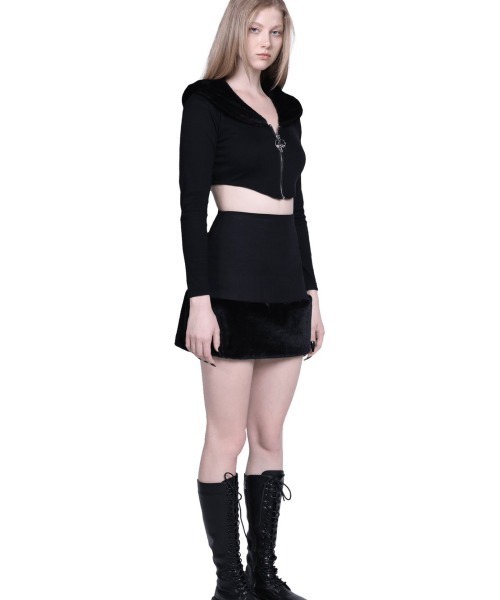 MORPH8NE（モルフィン）の「【MORPH8NE/モルフィン】EVIL SKIRT/ エビル ミニスカート（スカート・レディース・ブラック・S/M）」の6枚目の写真