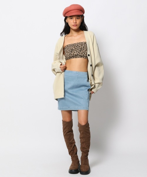 FOREVER 21（フォーエバー トゥエンティーワン）の「レオパードカップ付きベアトップ（チューブトップ・レディース・レオパード・SMALL/MEDIUM）」の16枚目の写真