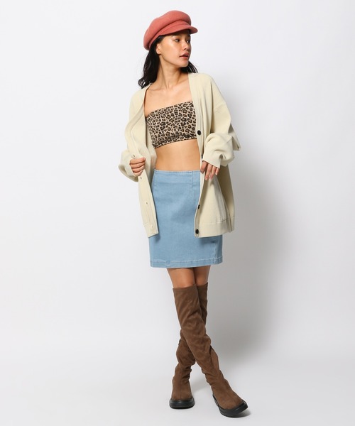 FOREVER 21（フォーエバー トゥエンティーワン）の「レオパードカップ付きベアトップ（チューブトップ・レディース・レオパード・SMALL/MEDIUM）」の15枚目の写真