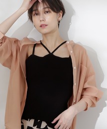 N.(N. Natural Beauty Basic) | ◆ホルターネックニット(キャミソール)