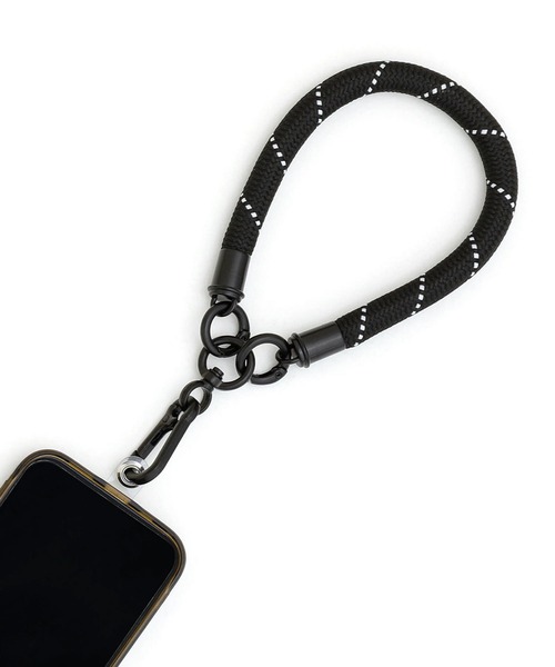 HIGHTIDE（ハイタイド）の「H.P HAND STRAP ハンドストラップ カラビナ付き スマホ ロープ 携帯電話 全機種対応（スマホグッズ・レディース・ホワイト/レッド/ブラック・FREE）」の17枚目の写真