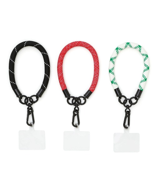 HIGHTIDE（ハイタイド）の「H.P HAND STRAP ハンドストラップ カラビナ付き スマホ ロープ 携帯電話 全機種対応（スマホグッズ・レディース・ホワイト/レッド/ブラック・FREE）」の21枚目の写真