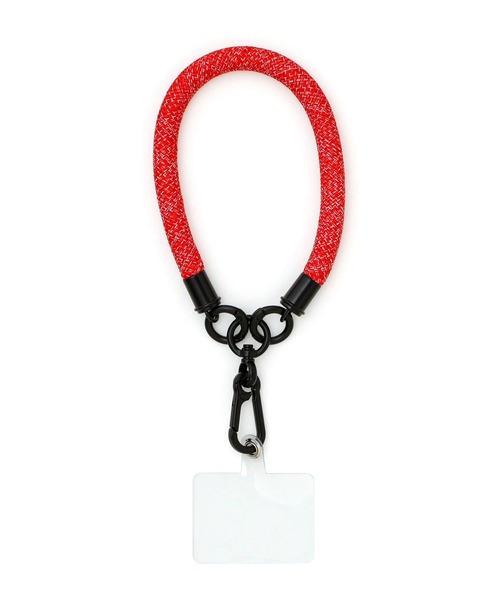 HIGHTIDE（ハイタイド）の「H.P HAND STRAP ハンドストラップ カラビナ付き スマホ ロープ 携帯電話 全機種対応（スマホグッズ・レディース・ホワイト/レッド/ブラック・FREE）」の12枚目の写真
