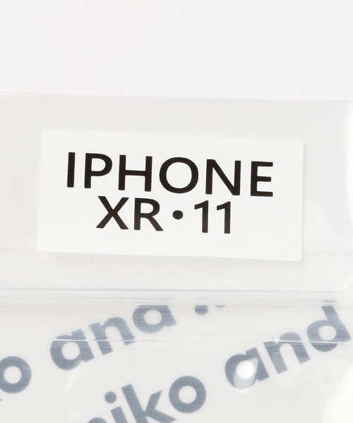 niko and...(ニコアンド)の「ニコロゴiPhoneケース(XR/11)(スマホグッズ・レディース・グレー/グリーン/アイボリー・0)」の5枚目の写真