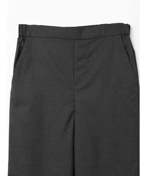 mizuiroind(ミズイロインド)の「mizuiro ind T/Rイージーストレートパンツ(その他パンツ・レディース・ブラック/チャコールグレー/ネイビー・2/1)」の8枚目の写真