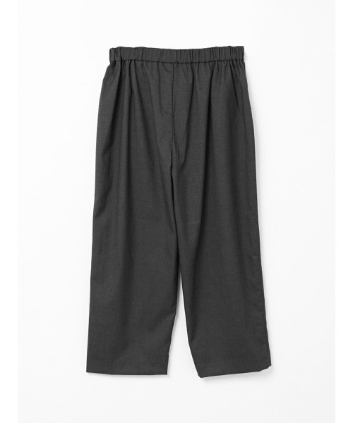 mizuiroind(ミズイロインド)の「mizuiro ind T/Rイージーストレートパンツ(その他パンツ・レディース・ブラック/チャコールグレー/ネイビー・2/1)」の5枚目の写真