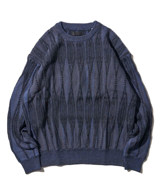 新品タグ付☆ ADORE ジオメトリックニットプルオーバー UNTITLED｜【着映え/すっきり丈】ジオメトリック柄ジャカードニット