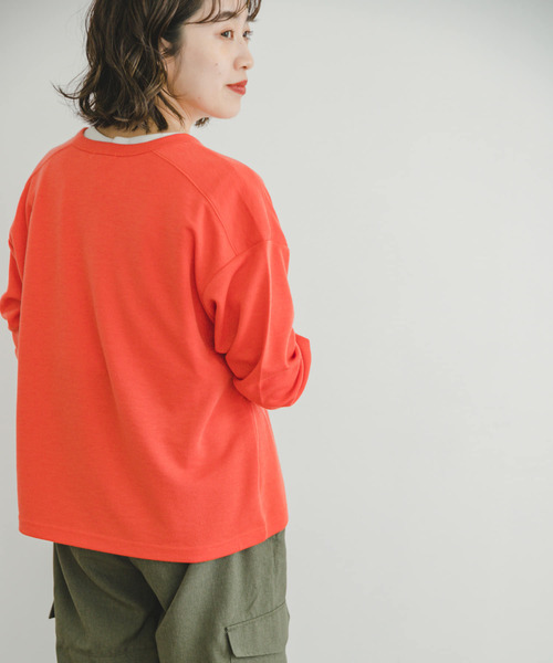 ITEMS URBANRESEARCH(アイテムズ アーバンリサーチ)の「コンパクトカーディガン(カーディガン/ボレロ・レディース・ブラウン/アイボリー/オレンジ/ブルー/ブラック・FREE)」の7枚目の写真