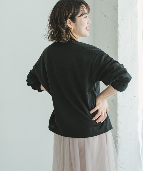 ITEMS URBANRESEARCH(アイテムズ アーバンリサーチ)の「コンパクトカーディガン(カーディガン/ボレロ・レディース・ブラウン/アイボリー/オレンジ/ブルー/ブラック・FREE)」の16枚目の写真