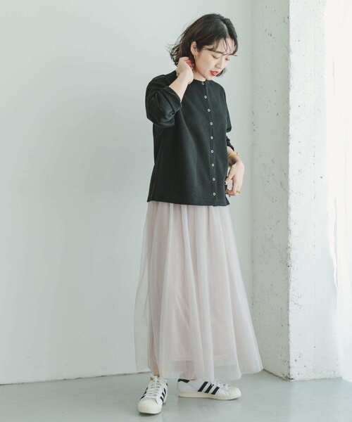 ITEMS URBANRESEARCH(アイテムズ アーバンリサーチ)の「コンパクトカーディガン(カーディガン/ボレロ・レディース・ブラウン/アイボリー/オレンジ/ブルー/ブラック・FREE)」の17枚目の写真