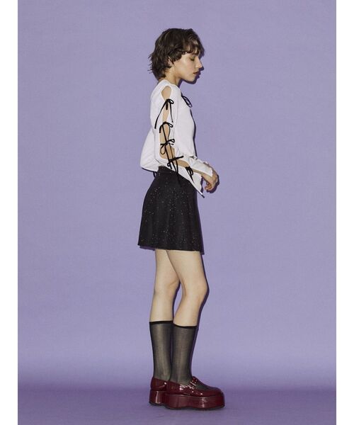 jouetie（ジュエティ）の「ダブルハトメローファー（ローファー・レディース・グレー/レッド/ブラック・M/L）」の22枚目の写真