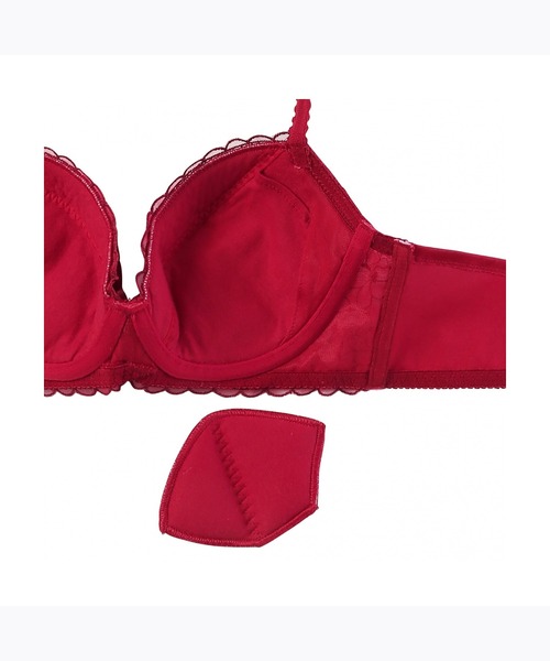 Triumph（トリンプ）の「【WEB限定ブラ＆ショーツセット】すっきりスムースブラ【D,E,Fカップ】 WHU + Hikini 39 Y3 A1 RL1（ブラ&ショーツ・レディース・レッド/ブラック/ピンクベージュ/グレー/ピンク/ライトグリーン・E80/F70/F80/D80/D75/E85/E65/F75/E75/F85/E70/D70/D85/D65/F65）」の15枚目の写真