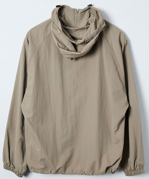 FREAK'S STORE（フリークスストア）の「限定展開 ビッグシルエット ナイロンフーディージャケット/ジップブルゾン（ナイロンジャケット・メンズ・ブラック/ベージュ/ネイビー/オリーブ・SMALL/MEDIUM/LARGE）」の19枚目の写真