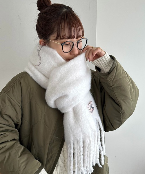 DISCOAT（ディスコート）の「太フリンジストール（マフラー）」 - WEAR