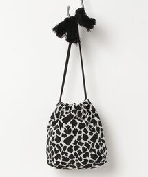 MAISON mou（メゾンムー）の「【Swaraj/スワラージ】ジャガードタッセル巾着（ショルダーバッグ）」