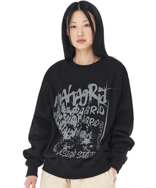 【セール】『mahagrid/マハグリッド』CORP SWEATSHIRT/コープデザイン スウェットシャツ（スウェット）｜MAHAGRID（マハグリッド）