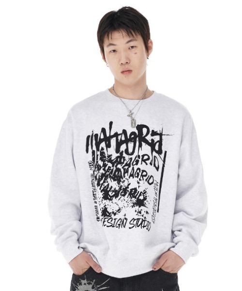 【セール】『mahagrid/マハグリッド』CORP SWEATSHIRT/コープデザイン スウェットシャツ（スウェット）｜MAHAGRID（マハグリッド）