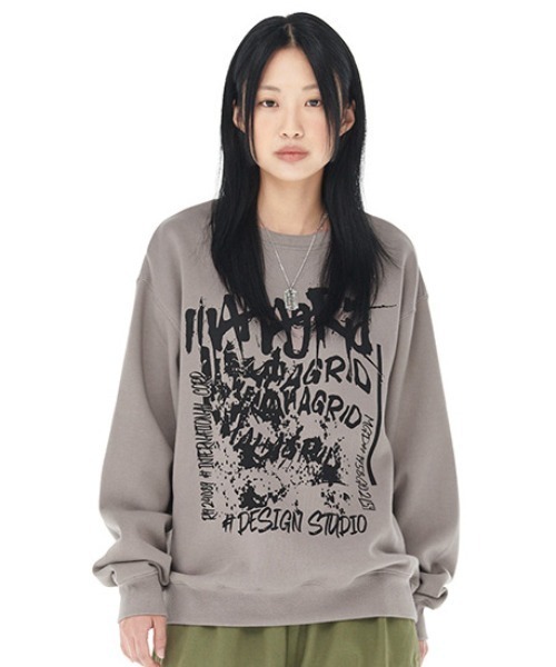 【セール】『mahagrid/マハグリッド』CORP SWEATSHIRT/コープデザイン スウェットシャツ（スウェット）｜MAHAGRID（マハグリッド）