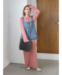 Ungrid | バックレースアップニットワンピース(ワンピース)