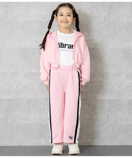 ANAP kids（アナップキッズ）の「サイドスナップラインジャージ