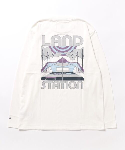 Snow Peak（スノーピーク）の「【emmi×Snow Peak】LAND Station L/S T（Tシャツ/カットソー・レディース・ホワイト・MEDIUM/LARGE）」の2枚目の写真