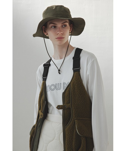 Snow Peak（スノーピーク）の「【emmi×Snow Peak】LAND Station L/S T（Tシャツ/カットソー・レディース・ホワイト・MEDIUM/LARGE）」の5枚目の写真