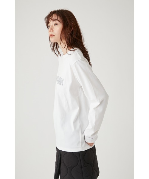 Snow Peak（スノーピーク）の「【emmi×Snow Peak】LAND Station L/S T（Tシャツ/カットソー・レディース・ホワイト・MEDIUM/LARGE）」の9枚目の写真