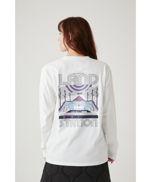 Snow Peak（スノーピーク）の「【emmi×Snow Peak】LAND Station L/S T（Tシャツ/カットソー・レディース・ホワイト・MEDIUM/LARGE）」の10枚目の写真
