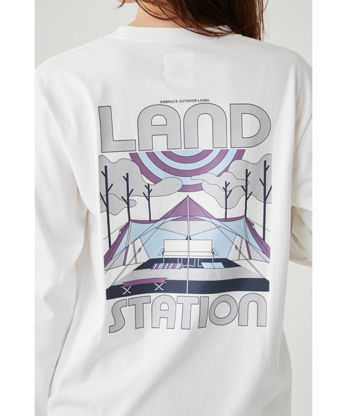 Snow Peak（スノーピーク）の「【emmi×Snow Peak】LAND Station L/S T（Tシャツ/カットソー・レディース・ホワイト・MEDIUM/LARGE）」の11枚目の写真