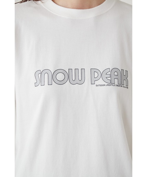 Snow Peak（スノーピーク）の「【emmi×Snow Peak】LAND Station L/S T（Tシャツ/カットソー・レディース・ホワイト・MEDIUM/LARGE）」の12枚目の写真