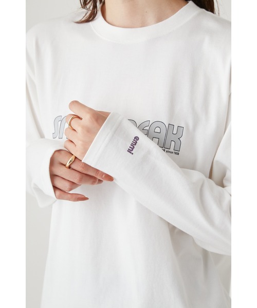 Snow Peak（スノーピーク）の「【emmi×Snow Peak】LAND Station L/S T（Tシャツ/カットソー・レディース・ホワイト・MEDIUM/LARGE）」の14枚目の写真