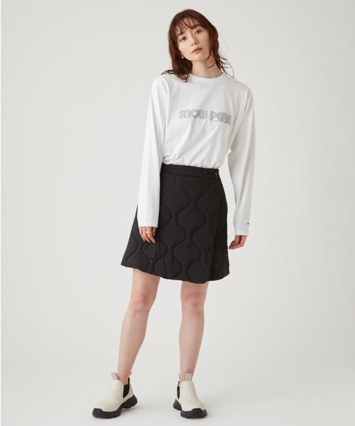 Snow Peak（スノーピーク）の「【emmi×Snow Peak】LAND Station L/S T（Tシャツ/カットソー・レディース・ホワイト・MEDIUM/LARGE）」の17枚目の写真