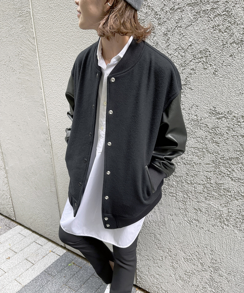 Spick & Span（スピックアンドスパン）の「≪WEB限定追加≫スタジアムジャンパー（スタジャン・レディース・ブラック・36/38）」の14枚目の写真