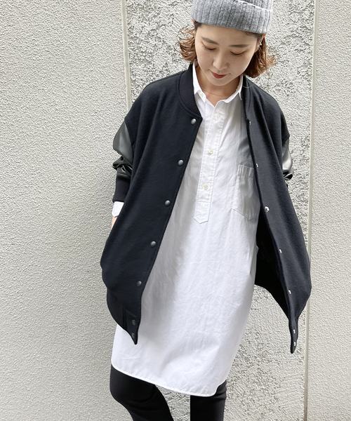 Spick & Span（スピックアンドスパン）の「≪WEB限定追加≫スタジアムジャンパー（スタジャン・レディース・ブラック・36/38）」の18枚目の写真